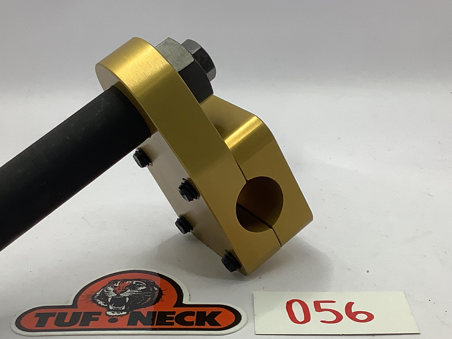 Gold 1" Tuf-Neck Stamped Tiger Retro BMX Stem *Blemished #056