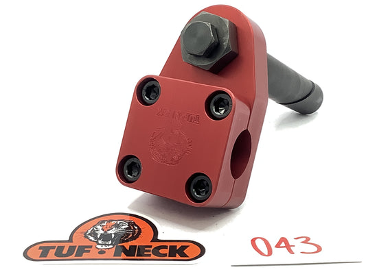 Red 1" Tuf-Neck Stamped Tiger Retro BMX Stem *Blemished #043