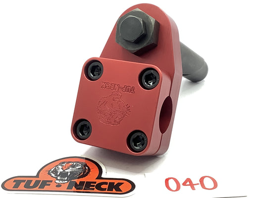 Red 1" Tuf-Neck Stamped Tiger Retro BMX Stem *Blemished #040