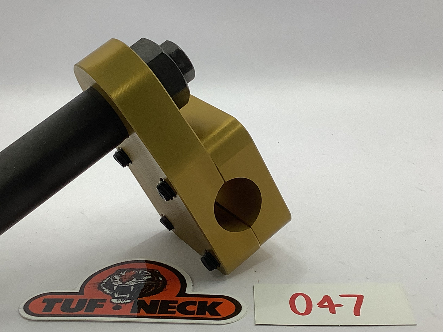 Gold 1" Tuf-Neck Stamped Tiger Retro BMX Stem *Blemished #047