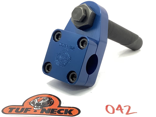 Blue 1" Tuf-Neck Stamped Tiger Retro BMX Stem *Blemished #042