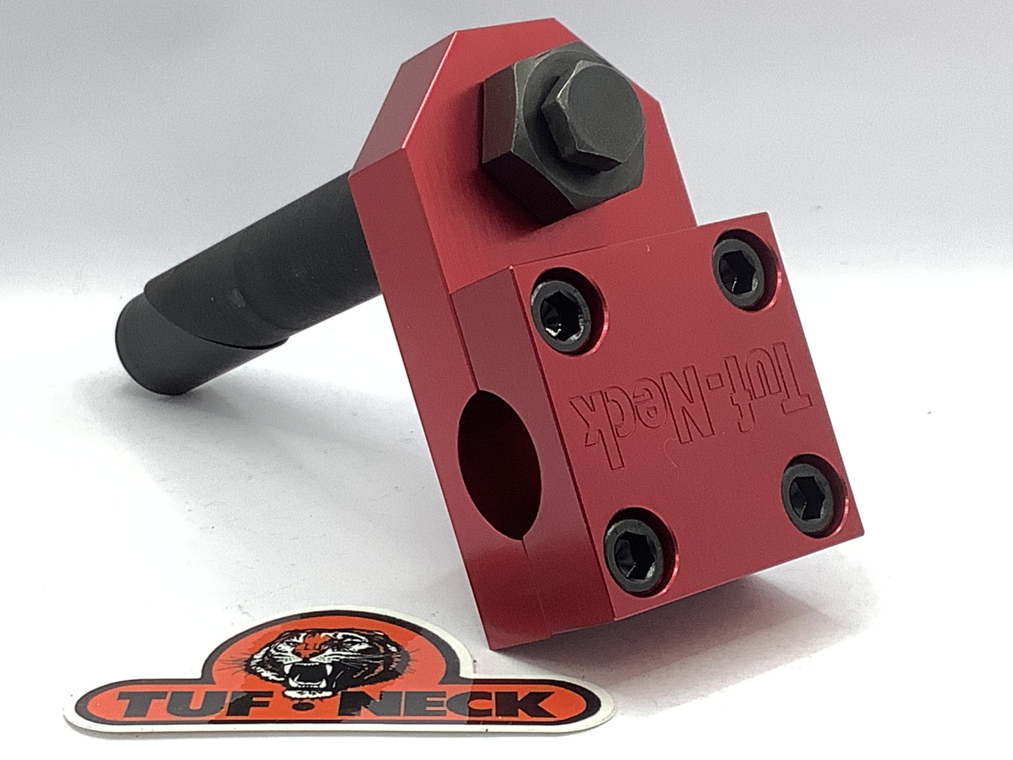 Red V4 1" Tuf-Neck Retro BMX Stem