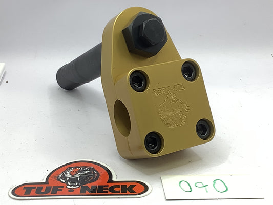 Gold 1" Tuf-Neck Stamped Tiger Retro BMX Stem *Barely Blemished #090