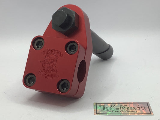 Red 1" Tuf-Neck Drunken Tiger Retro BMX Stem