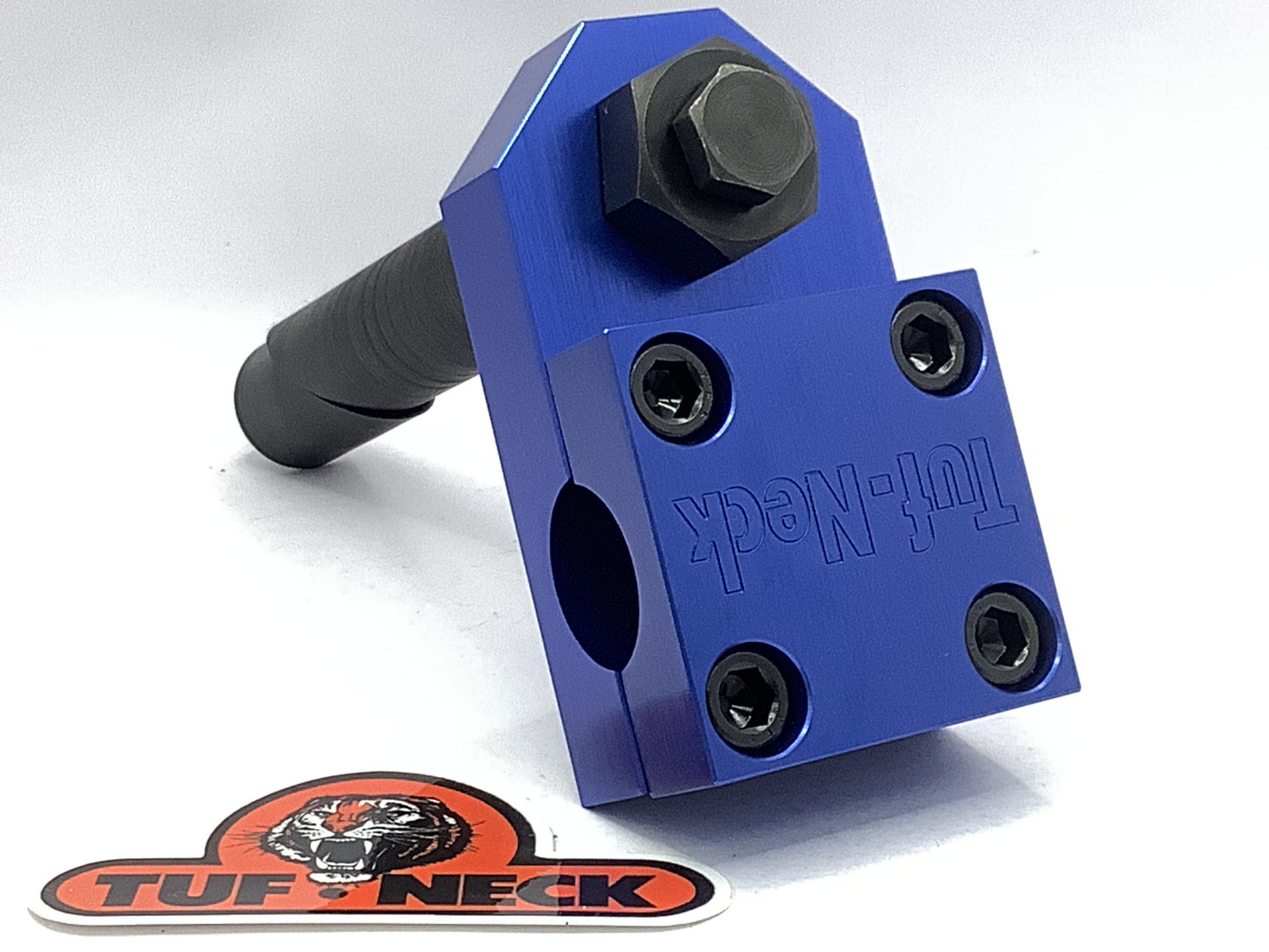 Blue V4 1" Tuf-Neck Retro BMX Stem