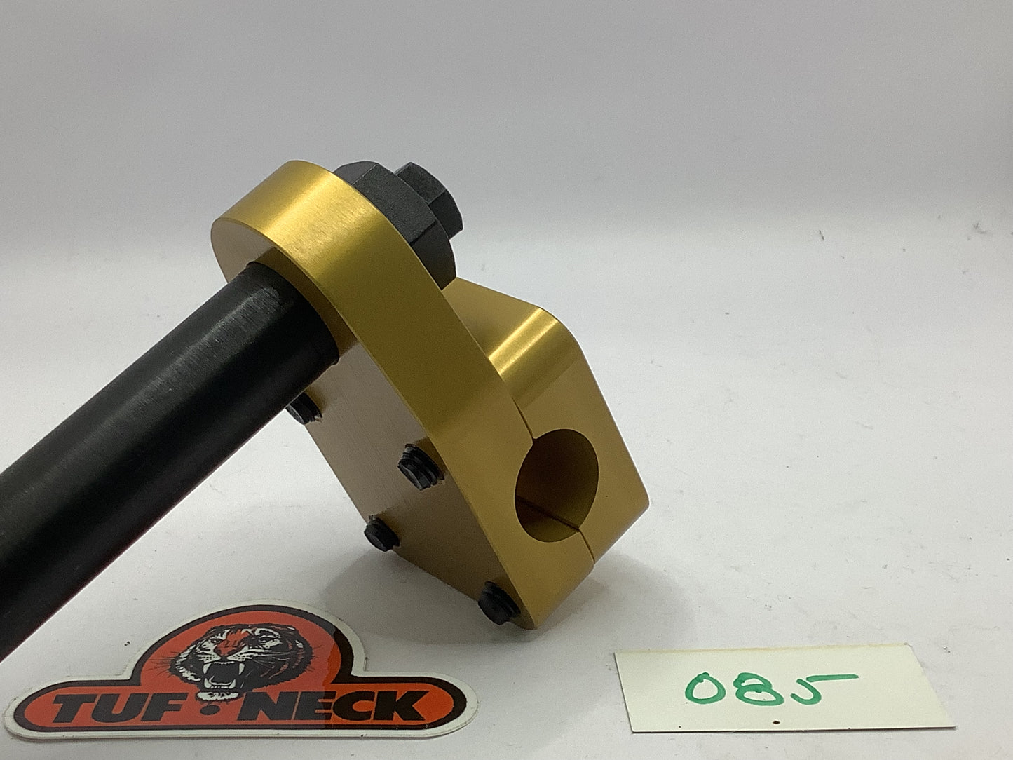 Gold 1" Tuf-Neck Stamped Tiger Retro BMX Stem *Barely Blemished #085