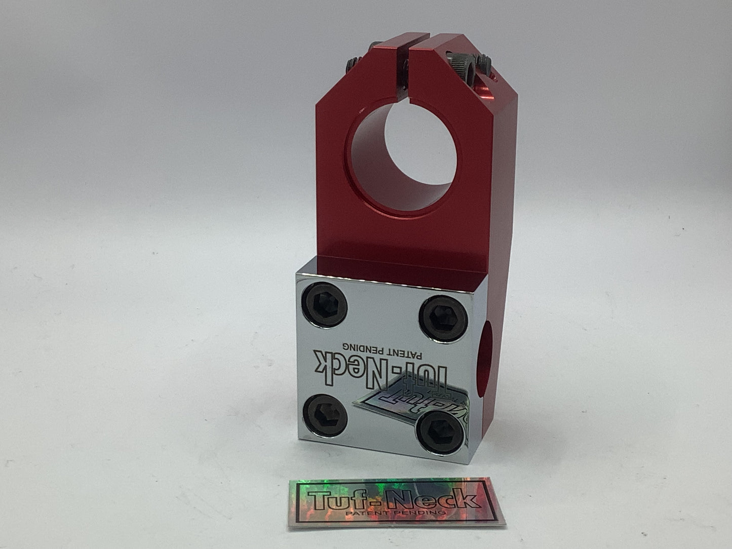 Chrome Tuf-Neck 1-1/8" Patent Pending BMX STEM CAP ONLY