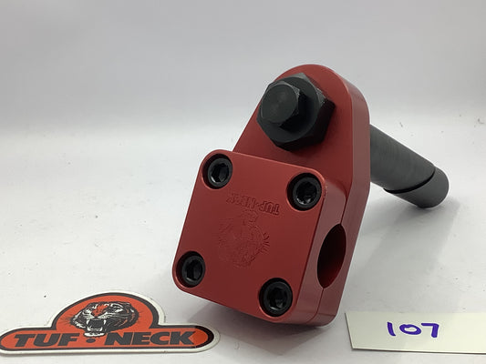 Red 1" Tuf-Neck Stamped Tiger Retro BMX Stem *Barely Blemished #107
