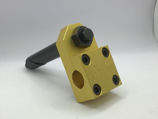 *Blemished Gold V3 1" Tuf-Neck Retro BMX Stem