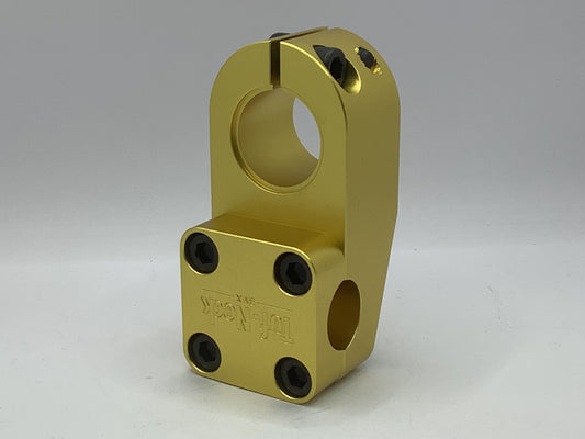 *Blemished Gold Tuf-Neck 1-1/8" Threadless BMX stem (1.125", 28.6mm)