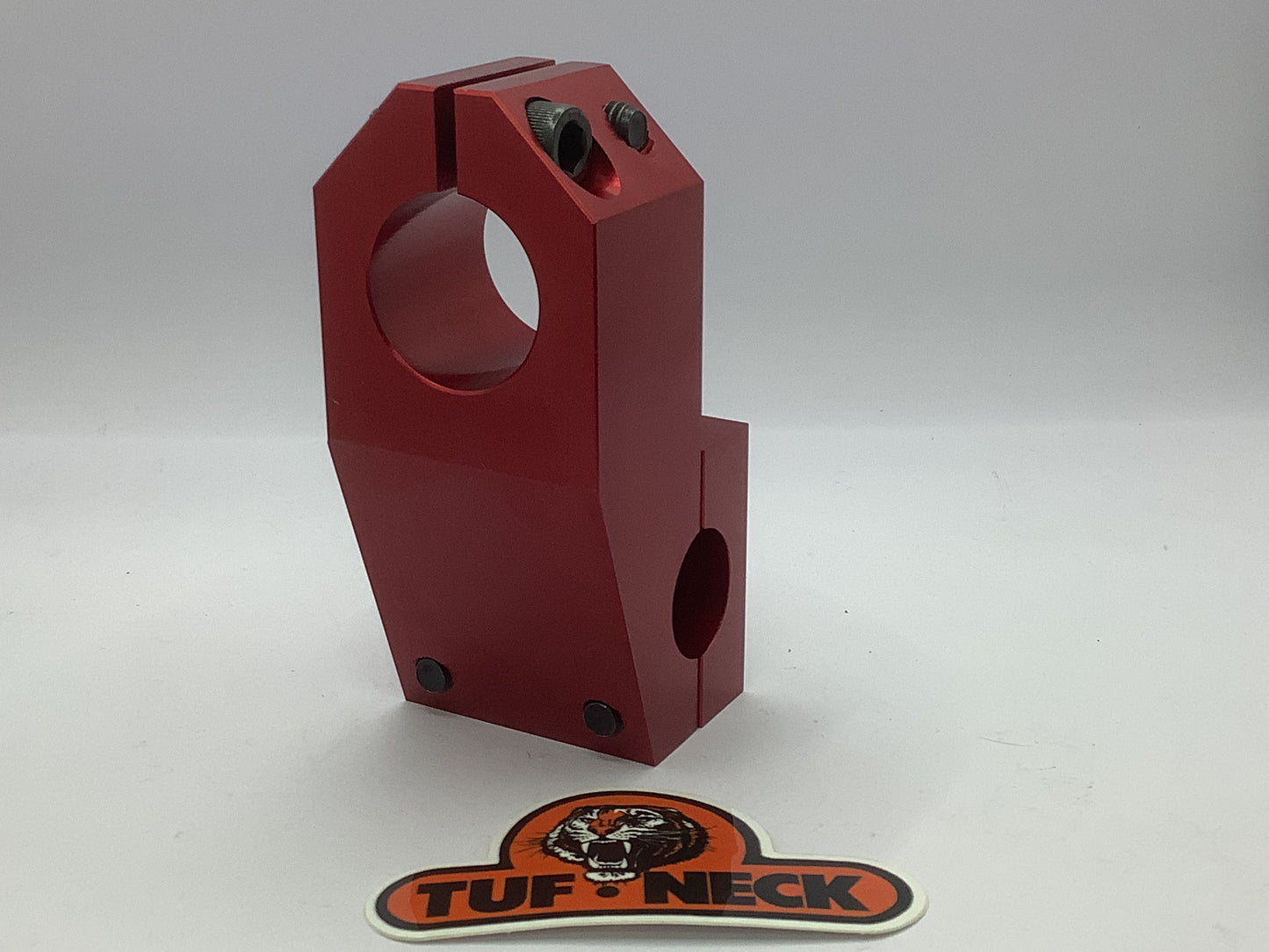 Red Tuf-Neck Patent Pending 1-1/8 Threadless BMX Stem