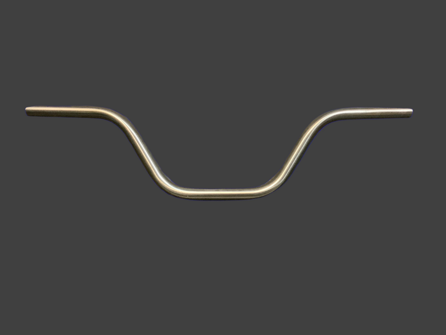 WEBCO stainless steel bicycle handlebars for BMX, Cruisers, and Klunkers.