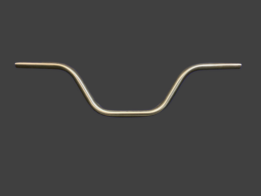 WEBCO stainless steel bicycle handlebars for BMX, Cruisers, and Klunkers.