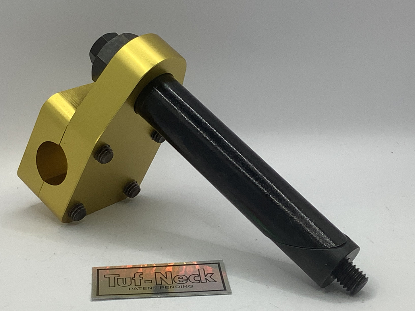 Gold 1" Tuf-Neck Drunken Tiger Retro BMX Stem