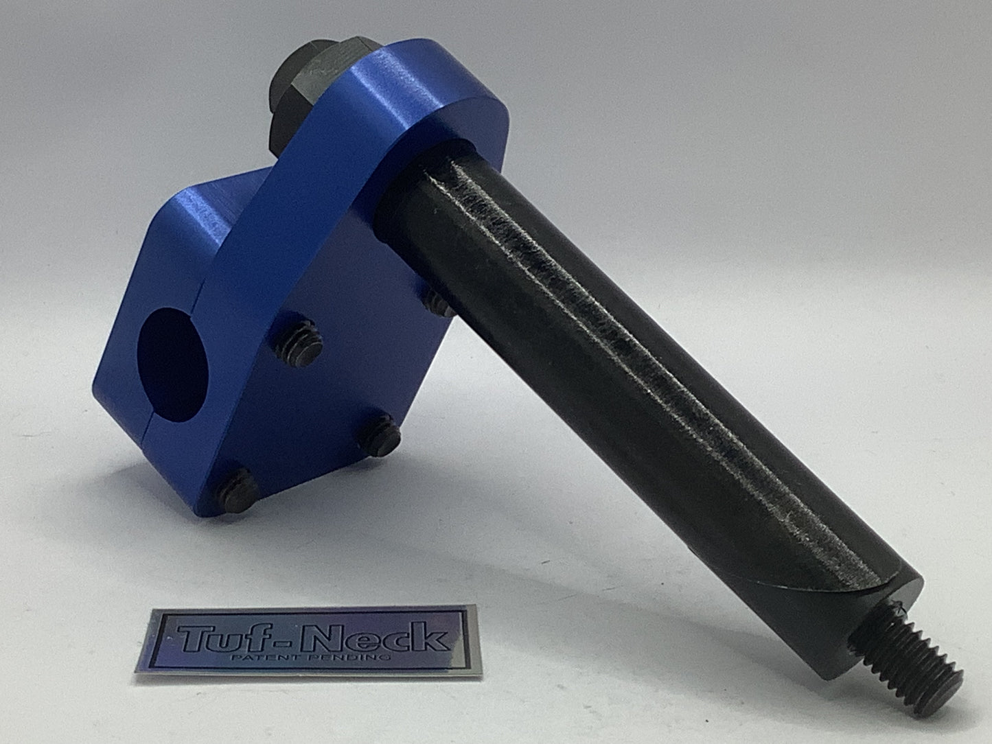 Blue 1" Tuf-Neck Drunken Tiger Retro BMX Stem