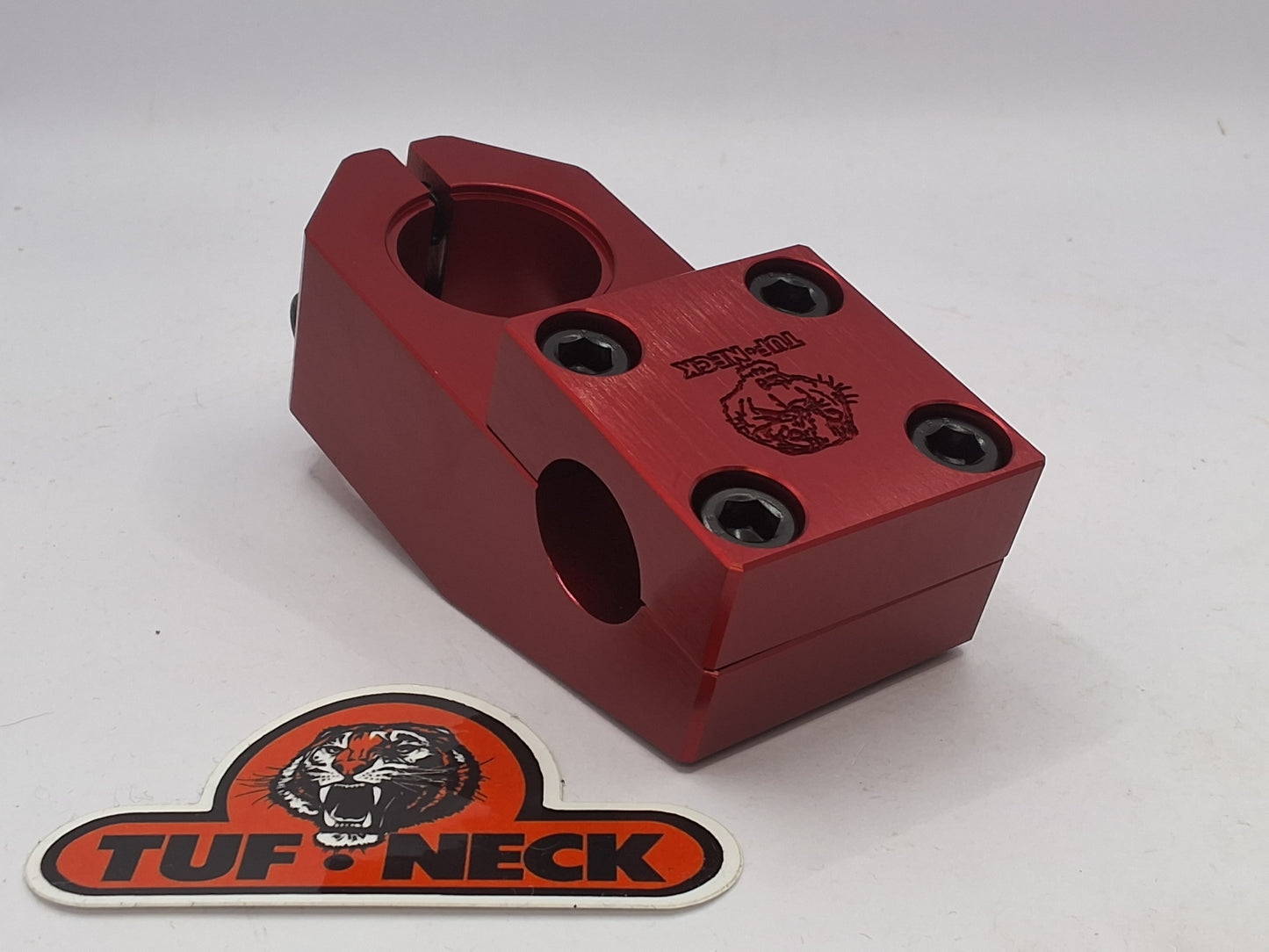 Tuf-Neck Square Tiger 1-1/8" Threadless 55mm BMX Stem (1.125") V3