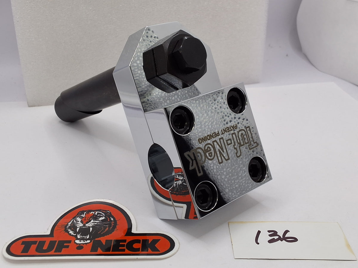 *Barely Blemished* CHROME 1" Tuf-Neck Retro BMX Stem #136