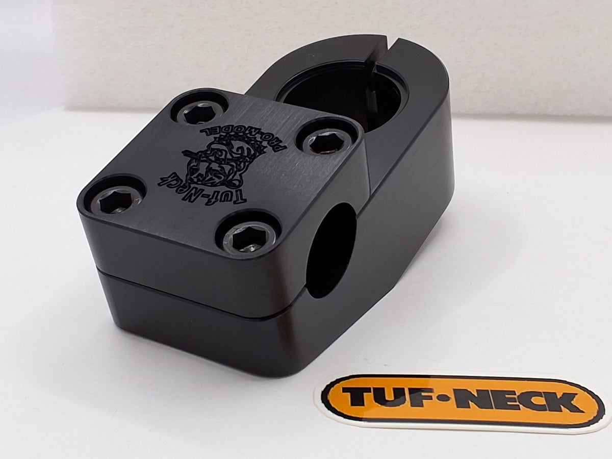 Black Tuf-Neck Drunken Tiger Threadless 50mm BMX Stem *Barely Blemished