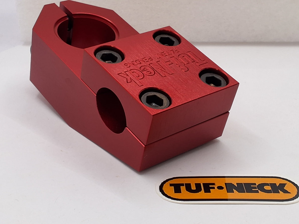 Red Tuf-Neck Retro Threadless 55mm BMX Stem