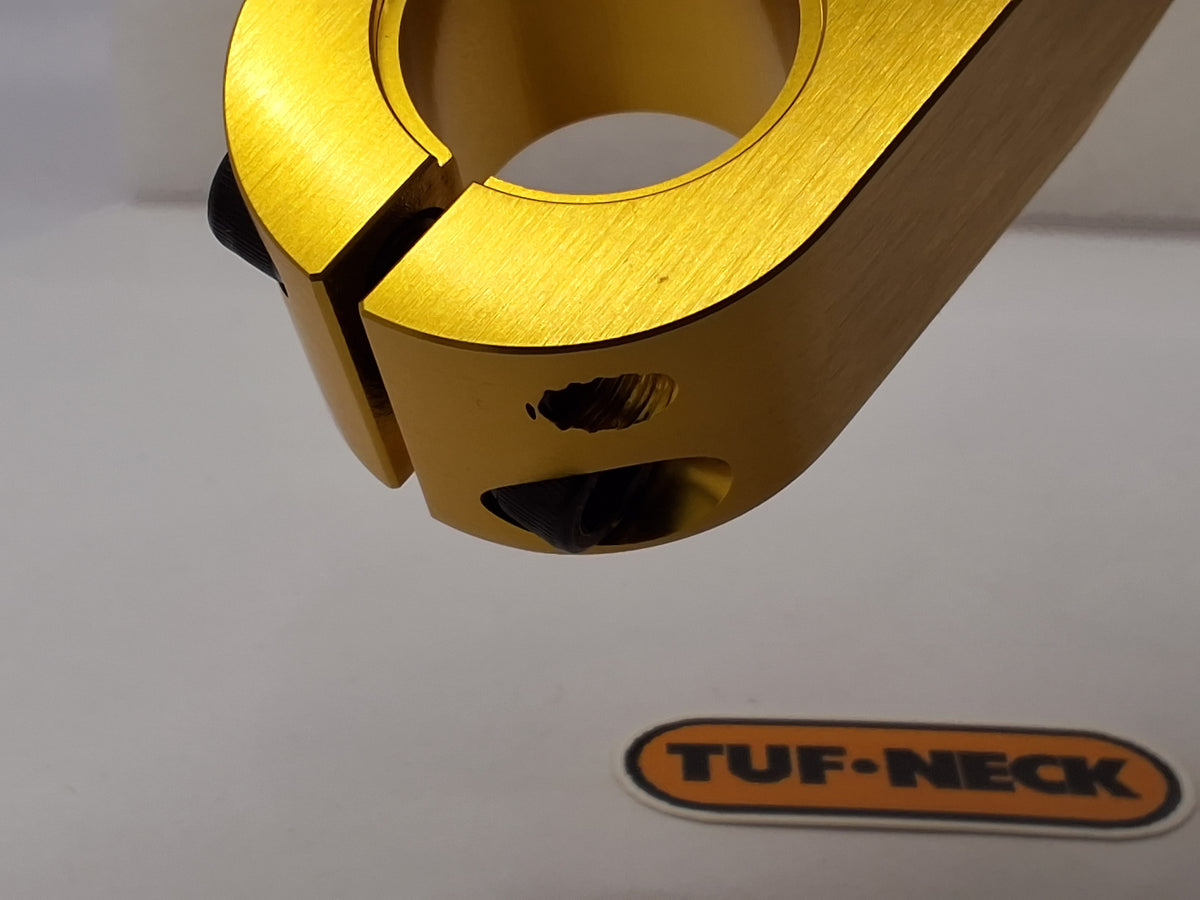 Gold Tuf-Neck Drunken Tiger Threadless 55mm BMX Stem *Barely Blemished