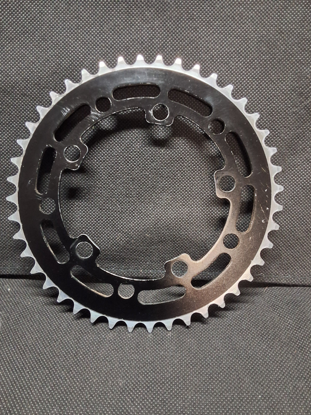 Tuf-Neck USA 44T Chainring (Black Anodized), Very Good Condition, Used, Blemished