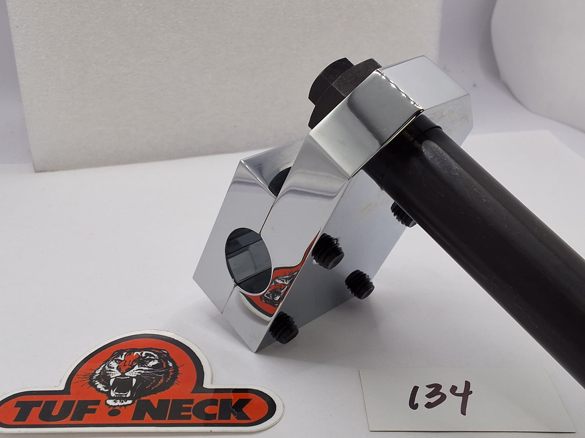 *Barely Blemished* CHROME 1" Tuf-Neck Retro BMX Stem #134