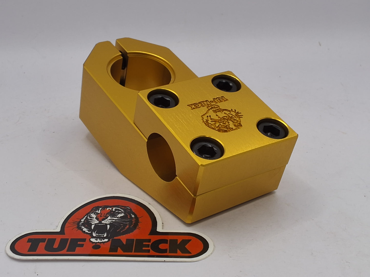 Tuf-Neck Square Tiger 1-1/8" Threadless 55mm BMX Stem (1.125") V3