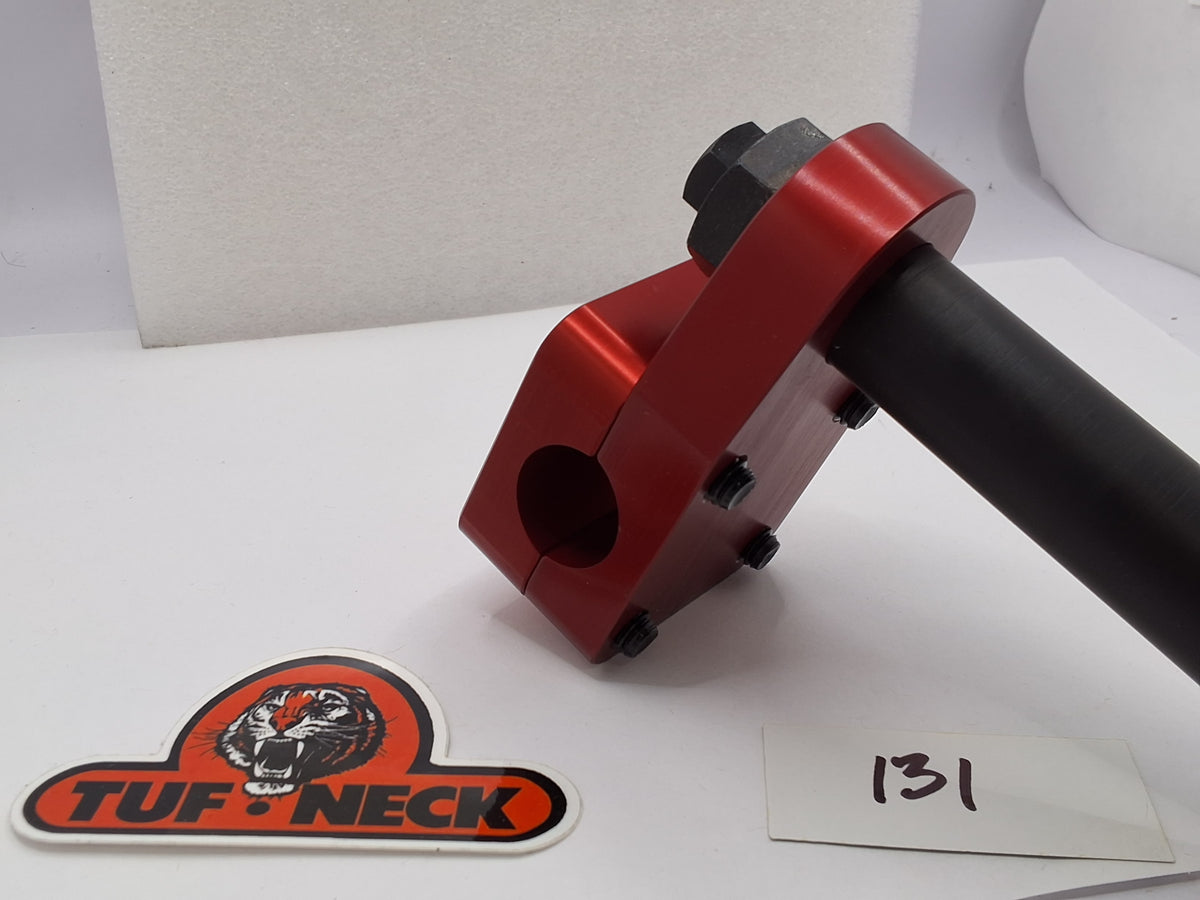 Red 1" Tuf-Neck Stamped Tiger Retro BMX Stem *Barely Blemished #131