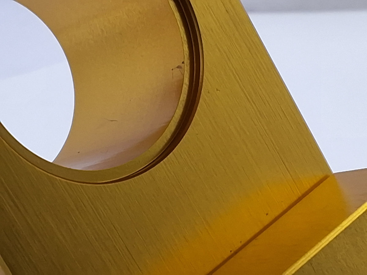 GOLD Tuf-Neck Drunken Tiger Threadless 55mm BMX Stem *Barely Blemished GOLD