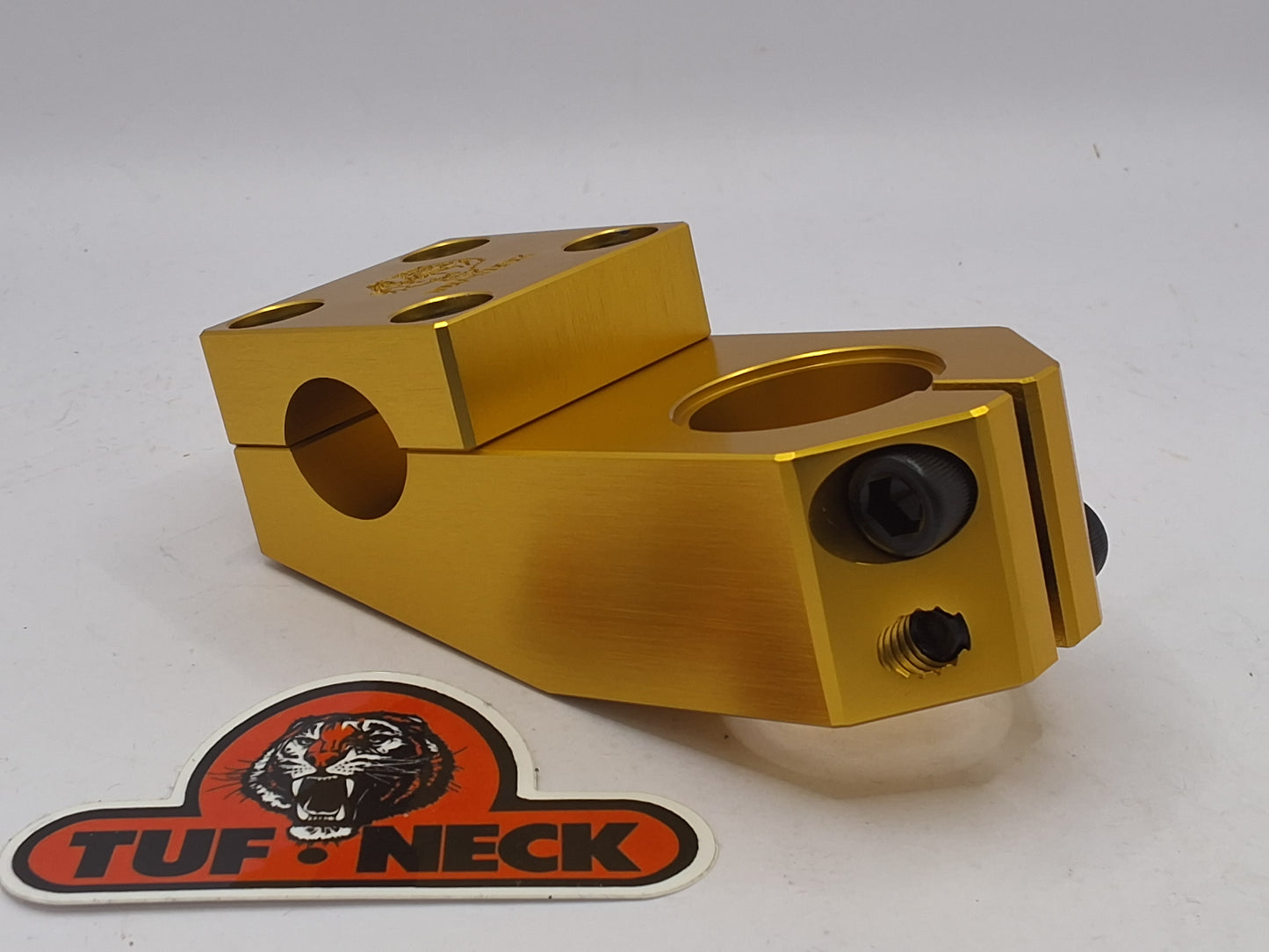 Tuf-Neck Square Tiger 1-1/8" Threadless 55mm BMX Stem (1.125") V3