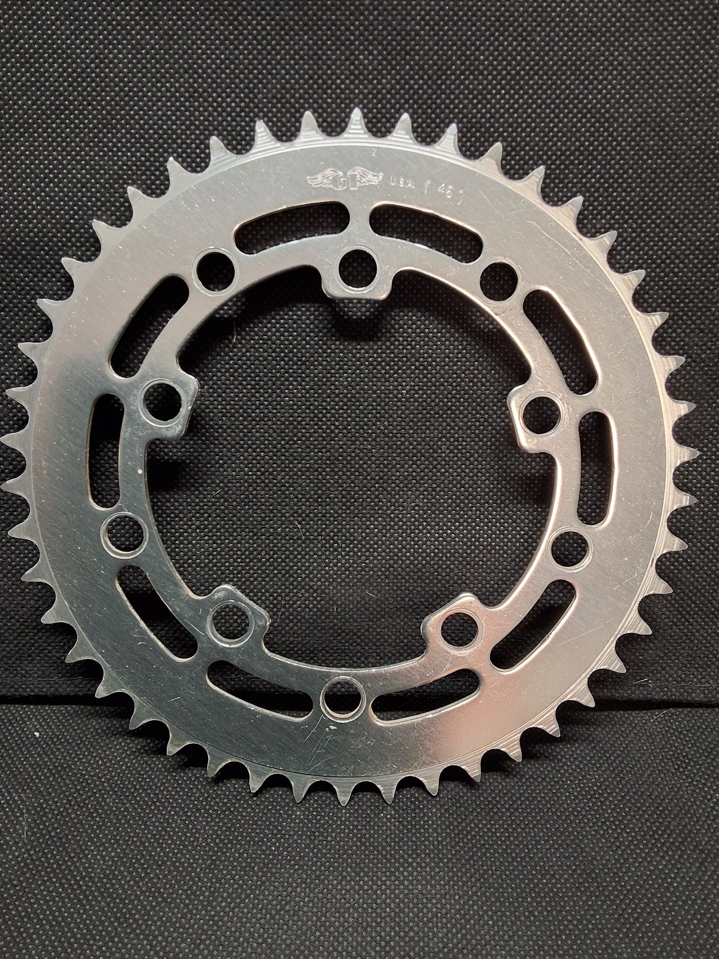 GT 46T Chainring (Silver/Brushed), Near Mint Condition, Used, Blemished