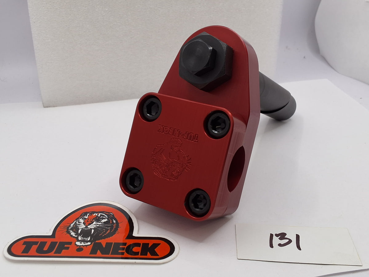 Red 1" Tuf-Neck Stamped Tiger Retro BMX Stem *Barely Blemished #131