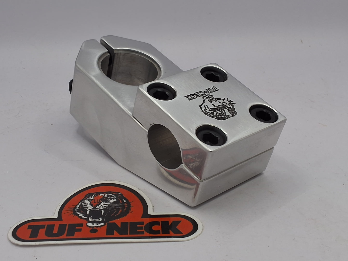 Tuf-Neck Square Tiger 1-1/8" Threadless 55mm BMX Stem (1.125") V3