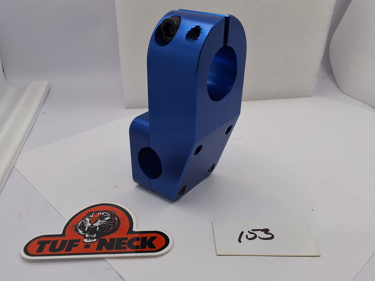 Blue Tuf-Neck Drunken Tiger Threadless 55mm BMX Stem *Barely Blemished