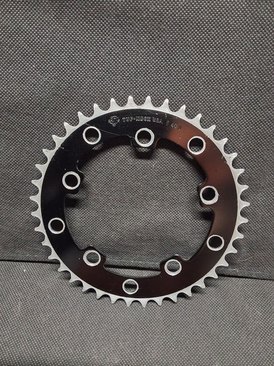 Tuf-Neck USA 40T Chainring (Black Anodized), Excellent Condition, Used, Blemished