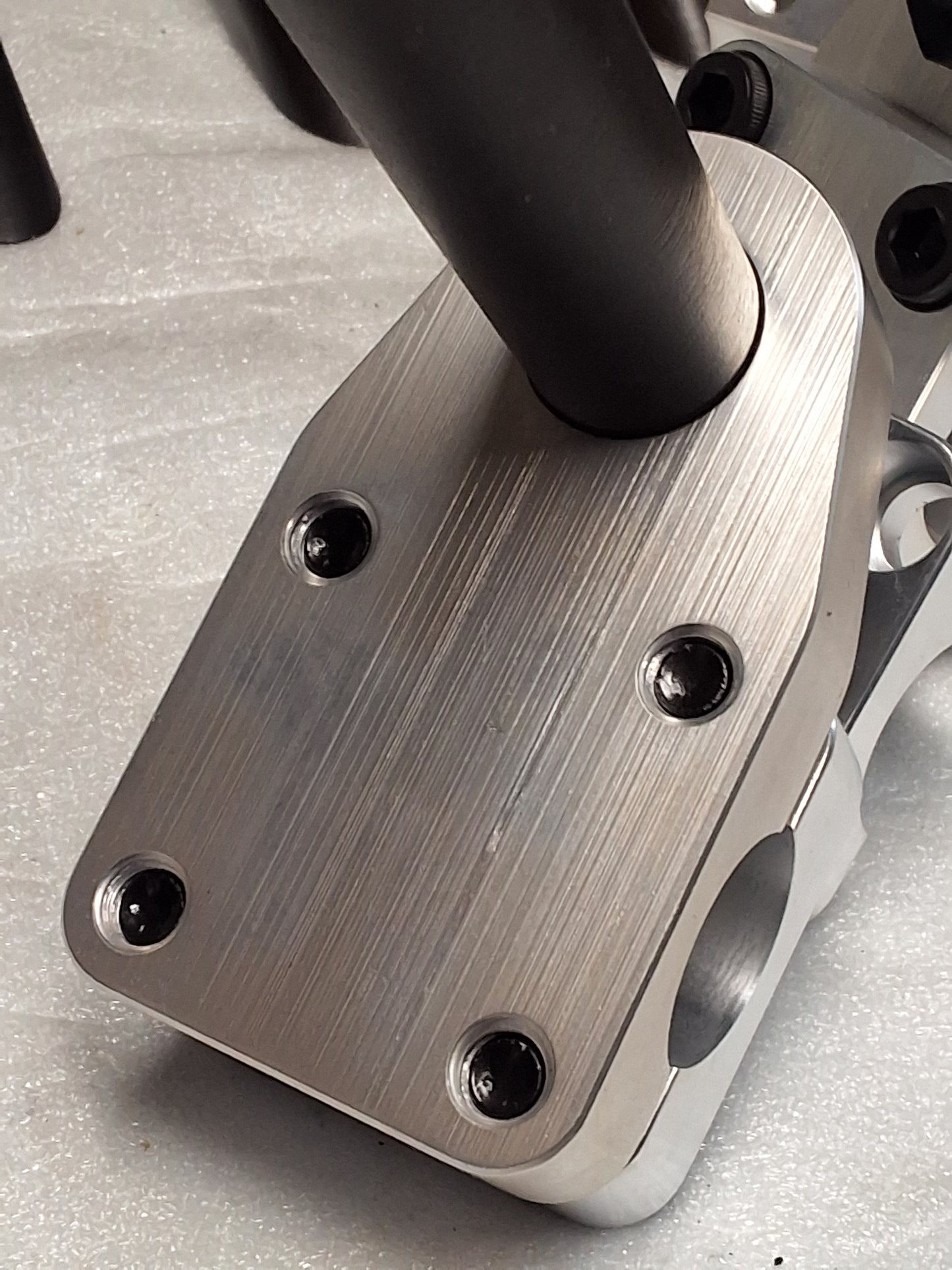 Raw, Unfinished, Blemished, 1" Tuf-Neck Stamped Tiger Retro BMX Stem