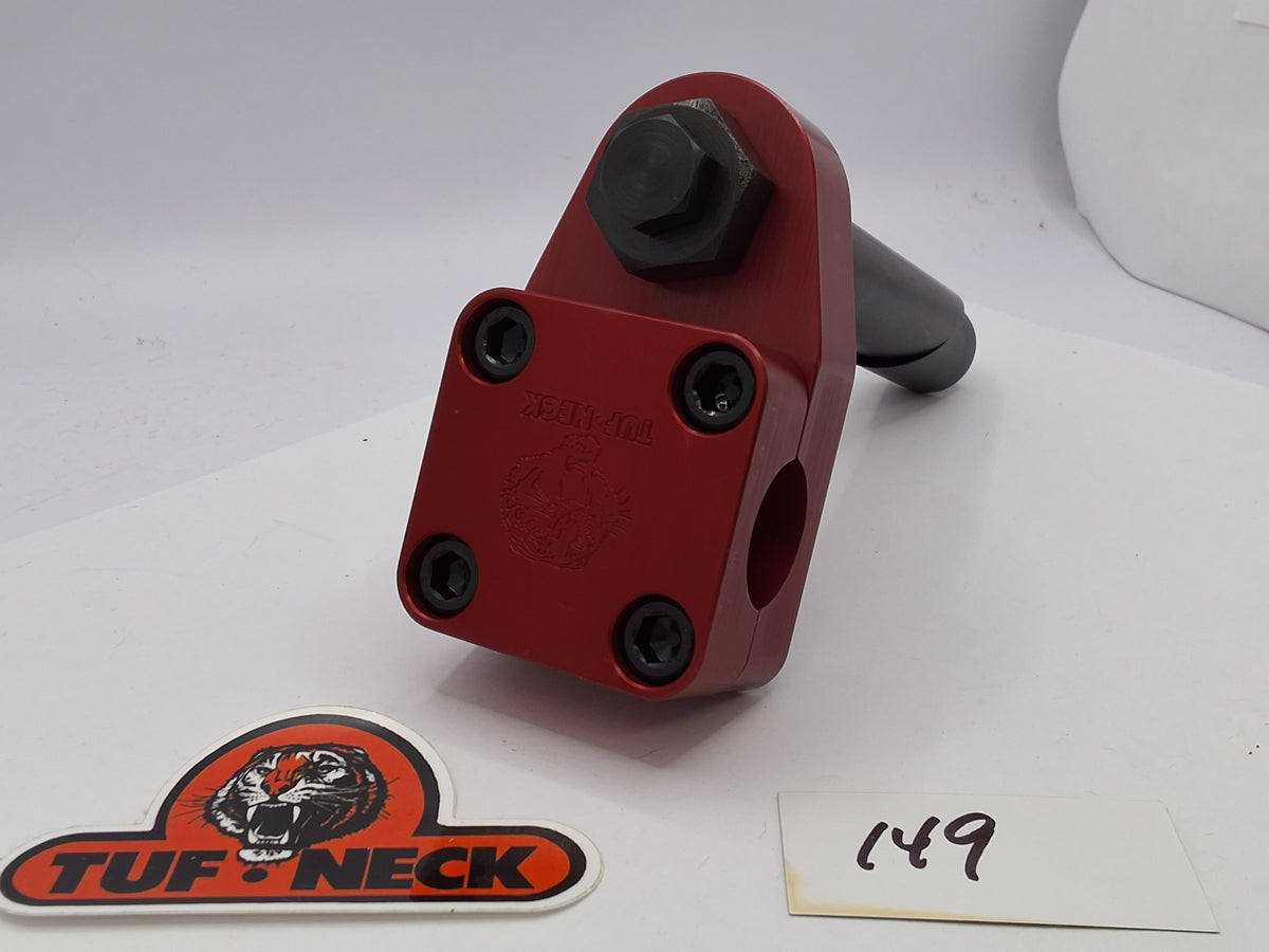 Red 1" Tuf-Neck Stamped Tiger Retro BMX Stem *Blemished #149