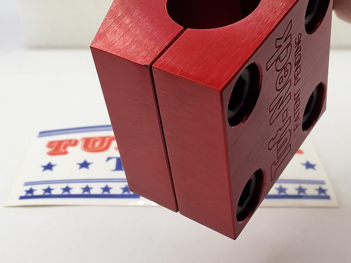 Red Tuf-Neck Retro Threadless 55mm BMX Stem *Barely Blemished