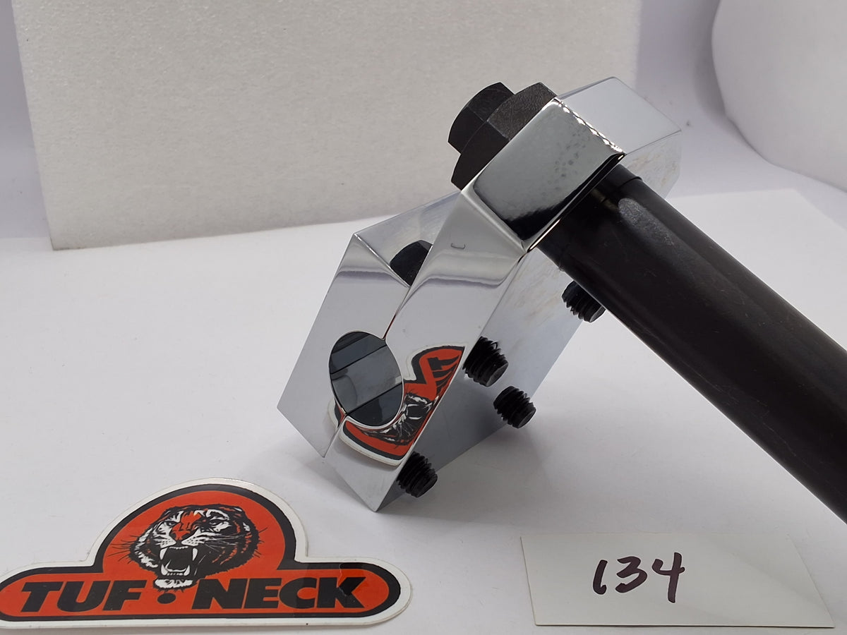 *Barely Blemished* CHROME 1" Tuf-Neck Retro BMX Stem #134