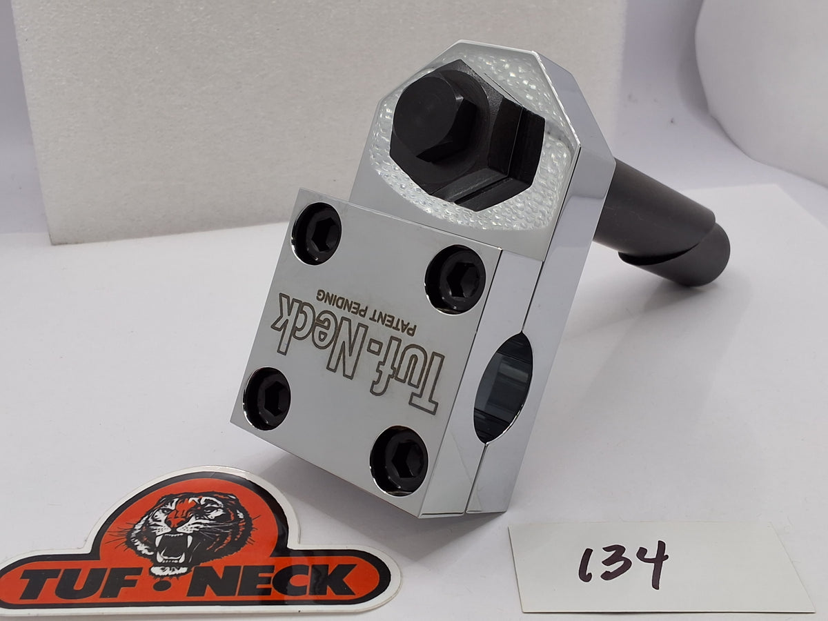 *Barely Blemished* CHROME 1" Tuf-Neck Retro BMX Stem #134