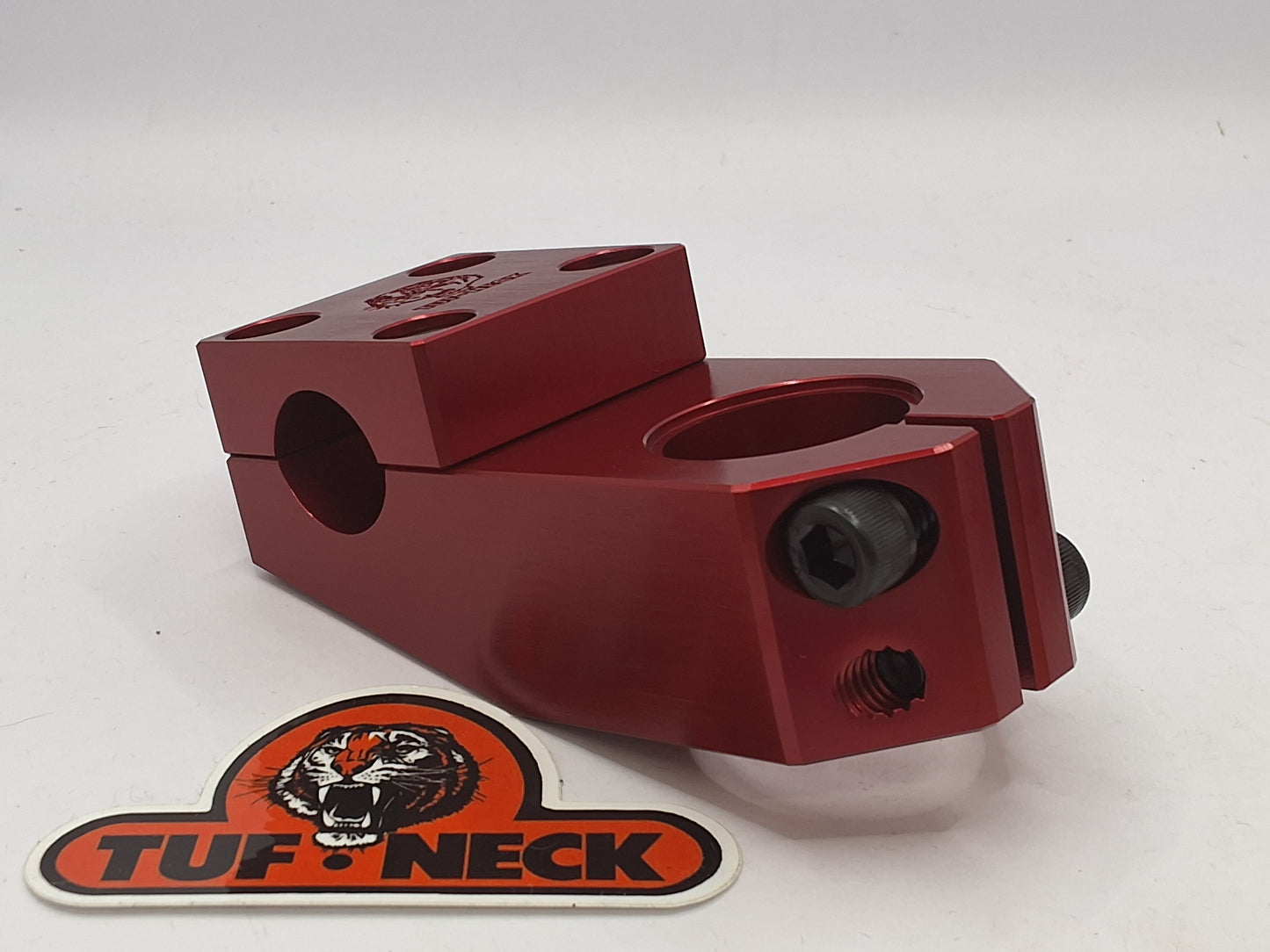 Tuf-Neck Square Tiger 1-1/8" Threadless 55mm BMX Stem (1.125") V3