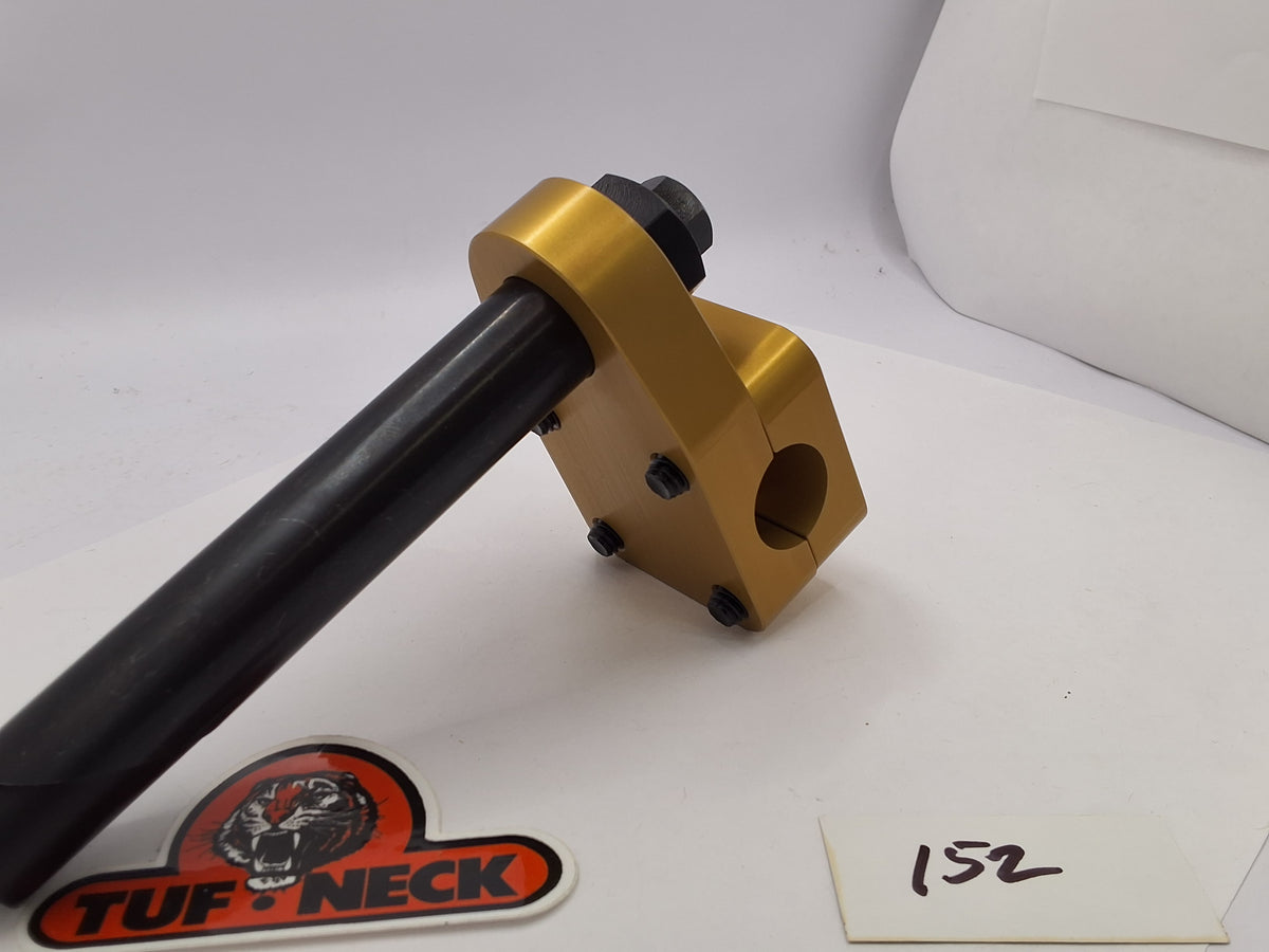 Gold 1" Tuf-Neck Stamped Tiger Retro BMX Stem *Blemished #152