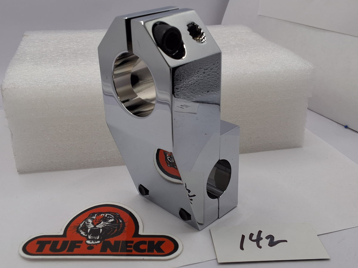 Chrome Tuf-Neck Patent Pending 1-1/8 Threadless 53mm BMX Stem *Blemished #142