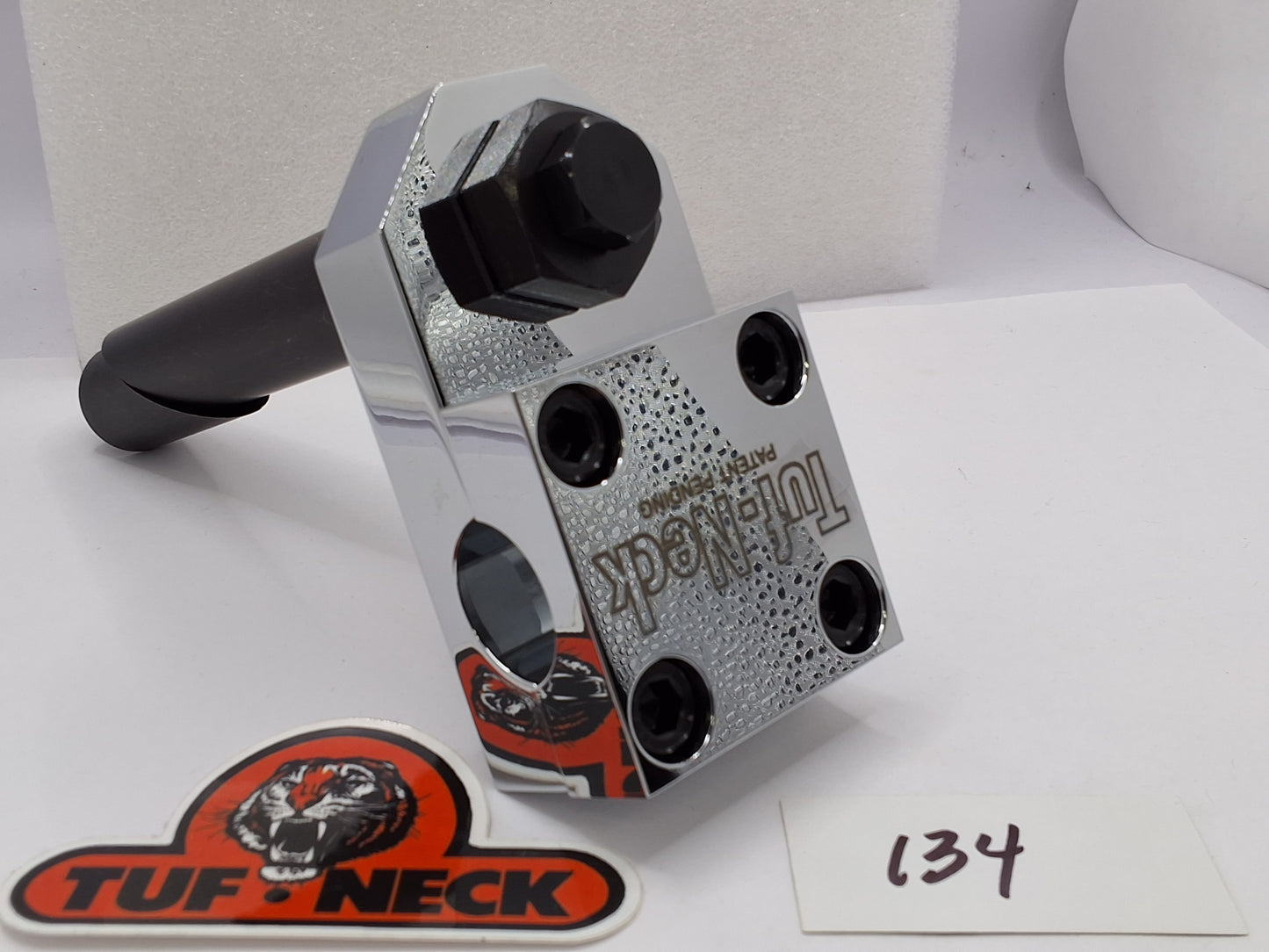 *Barely Blemished* CHROME 1" Tuf-Neck Retro BMX Stem #134