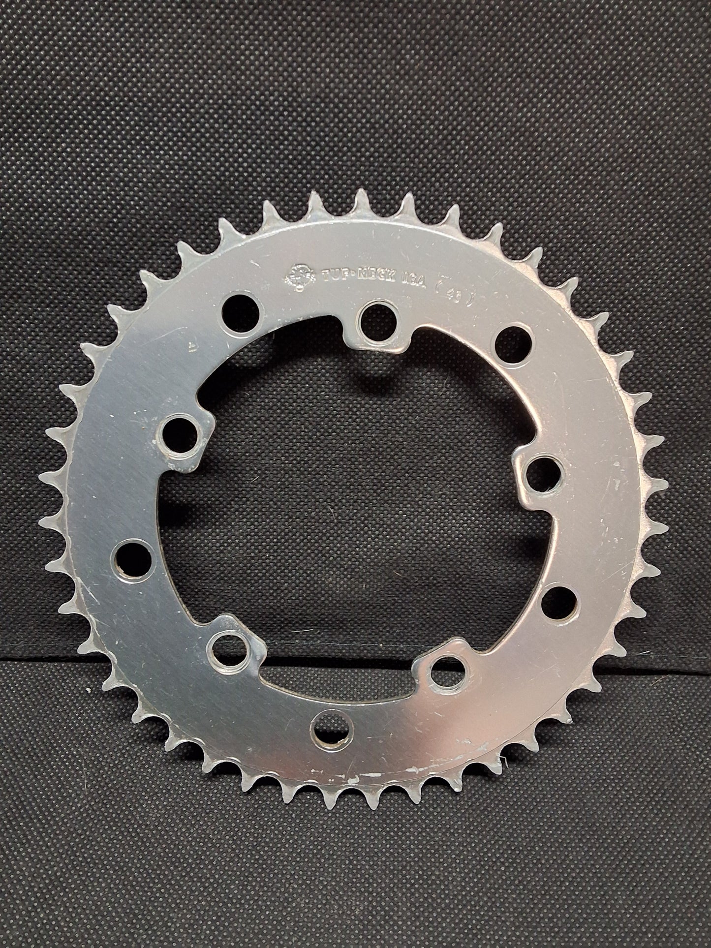 Tuf-Neck USA 43T Chainring (Silver), Very Good Condition, Used, Blemished