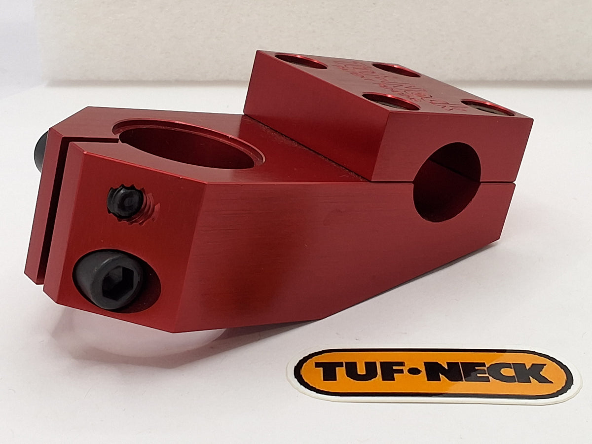 Red Tuf-Neck Retro Threadless 55mm BMX Stem