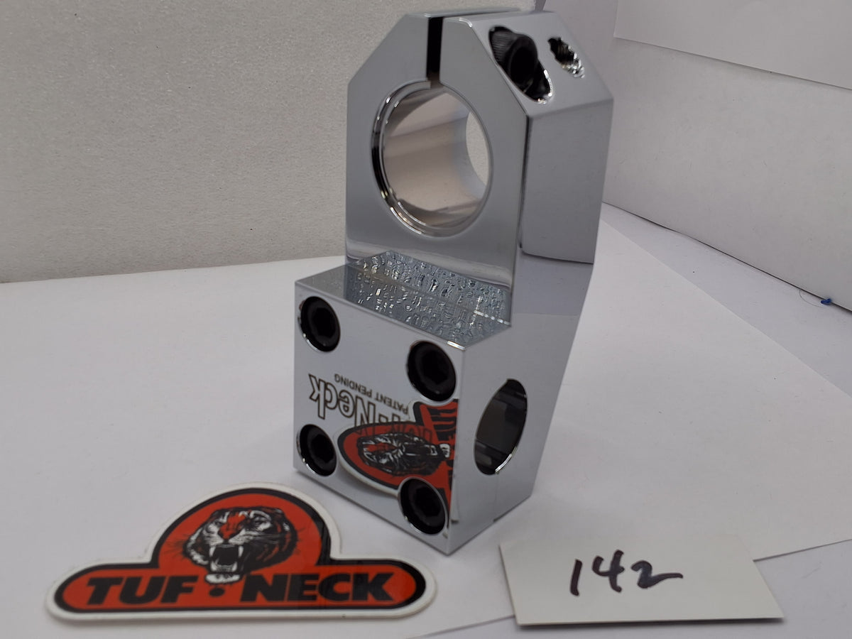 Chrome Tuf-Neck Patent Pending 1-1/8 Threadless 53mm BMX Stem *Blemished #142